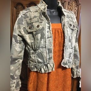 Camo grey light jacket